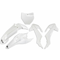 Plastic Kit white for Ktm SX 65 (2016-23) - REPLICA PLASTICS - KTKIT526-047 - Ufo Plast