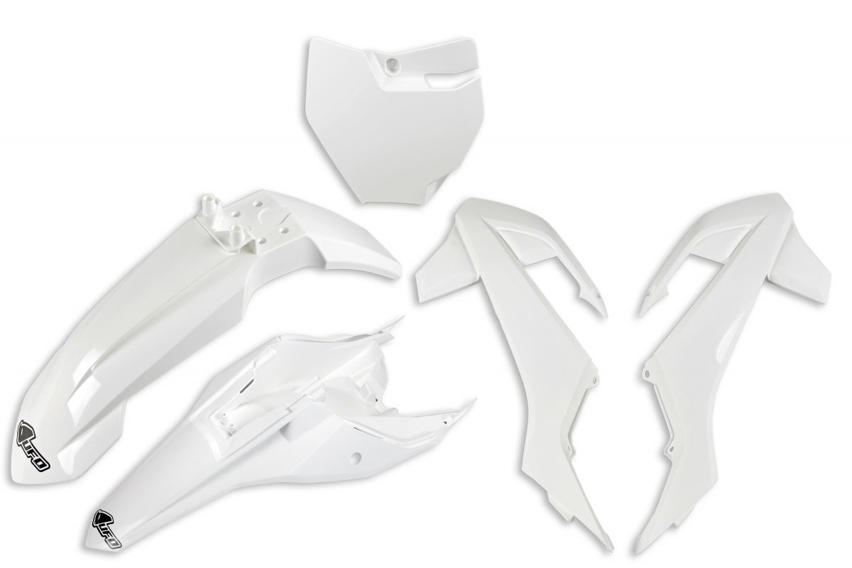 Plastic Kit white for Ktm SX 65 (2016-23) - REPLICA PLASTICS - KTKIT526-047 - Ufo Plast