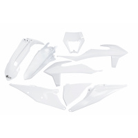 Plastic kit / With headlight Ktm - white 20-21 - REPLICA PLASTICS - KTKIT527-042 - UFO Plast