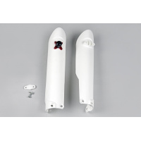 Fork slider protectors + quick starter - white 047 - Ktm - REPLICA PLASTICS - KT04057-047 - UFO Plast