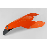 Rear fender / Enduro LED - orange 127 - Ktm - REPLICA PLASTICS - KT03097-127 - UFO Plast