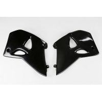 Radiator covers - black - Ktm - REPLICA PLASTICS - KT03044-001 - UFO Plast