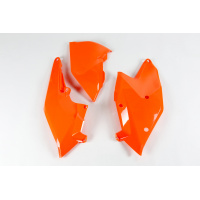 Side panels - neon orange - Ktm - REPLICA PLASTICS - KT04062-FFLU - UFO Plast