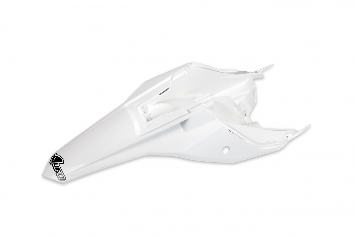 Rear Fender white for Ktm SX 65 (2016-23) - REPLICA PLASTICS - KT04072-047 - Ufo Plast