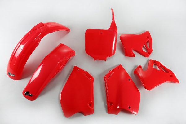 Plastic Kit red for Honda CR 125 (1995-97) - CR 250 (1995-96) - REPLICA PLASTICS - HOKIT095-067 - Ufo Plast