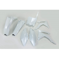 Plastic Kit white for Honda CRF 250R (2014-17) - CRF 450R (2013-16) - REPLICA PLASTICS - HOKIT116-041 - Ufo Plast