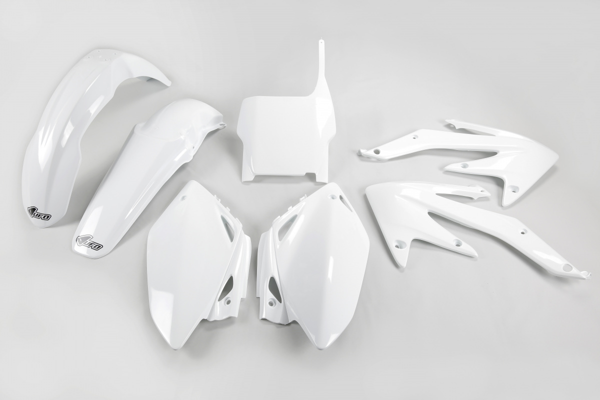 Plastic Kit white for Honda CRF 450R (2005-06) - REPLICA PLASTICS - HOKIT108-041 - Ufo Plast