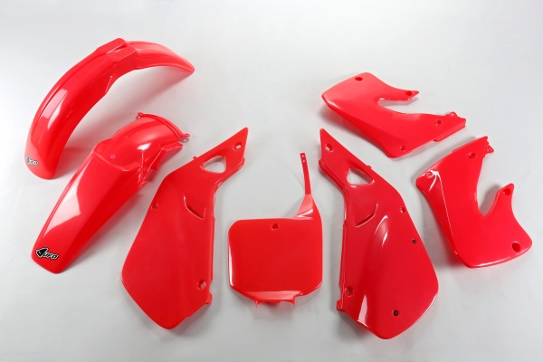 Plastic Kit red for Honda CR 125 (1998-99) - CR 250 (1997-99) - REPLICA PLASTICS - HOKIT094-067 - Ufo Plast