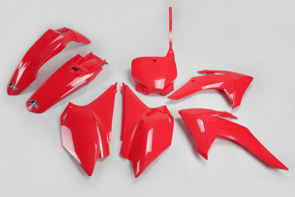 Plastic Kit red for Honda CRF 230 (2015-25) - REPLICA PLASTICS - HOKIT118-070 - Ufo Plast