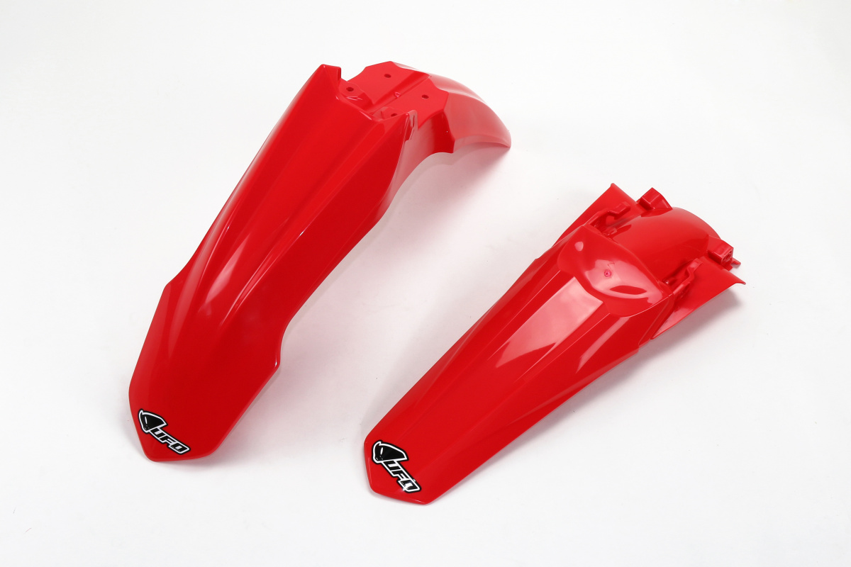 Fenders Kit red for Honda CRF 250R (2014-17) - CRF 450R (2013-16) - REPLICA PLASTICS - HOFK116-070 - Ufo Plast