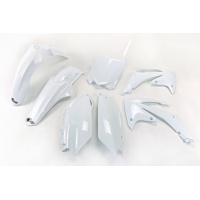 Plastic Kit white for Honda CRF 250R (2011-13) - CRF 450R (2011-12) - REPLICA PLASTICS - HOKIT114-041 - Ufo Plast