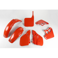 Plastic Kit orange CR 90 for Honda CR 250 (1988-89) - REPLICA PLASTICS - HOKIT092-121 - Ufo Plast