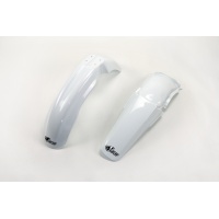 Fenders Kit white for Honda CR 125 (2002-03) - CR 250 (2002-03) - REPLICA PLASTICS - HOFK101-041 - Ufo Plast