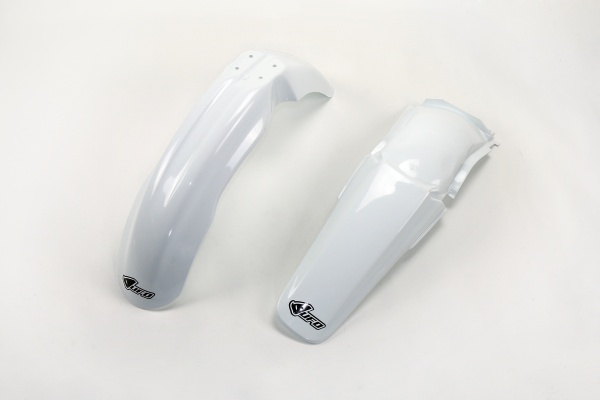 Fenders Kit white for Honda CR 125 (2002-03) - CR 250 (2002-03) - REPLICA PLASTICS - HOFK101-041 - Ufo Plast