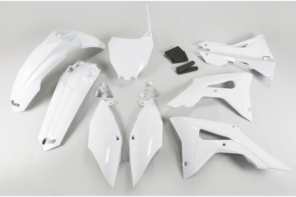 Plastic Kit white for Honda CRF 250R (2018-21) - CRF 450R (2017-20) - REPLICA PLASTICS - HOKIT123-041 - Ufo Plast