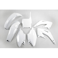 Plastic Kit white for Honda CR 125 (2005-07) - CR 250 (2005-07) - REPLICA PLASTICS - HOKIT103-041 - Ufo Plast