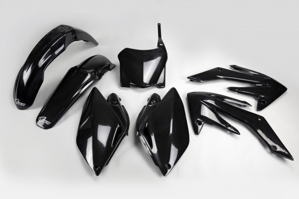 Plastic Kit black for Honda CRF 250R (2008-09) - REPLICA PLASTICS - HOKIT112-001 - Ufo Plast