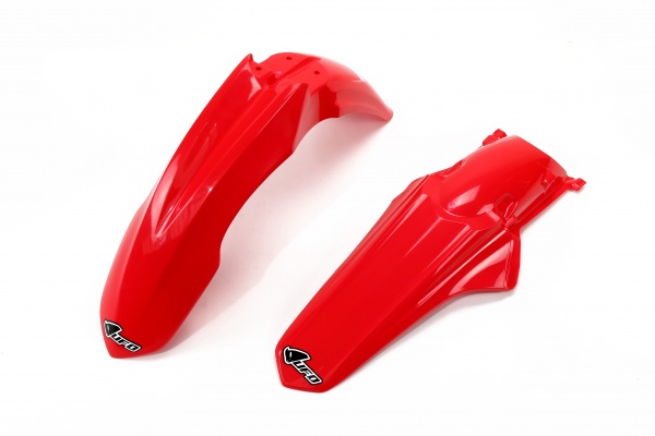 Fenders Kit red for Honda CRF 250R (2010-13) - CRF 450R (2009-12) - REPLICA PLASTICS - HOFK113-070 - Ufo Plast