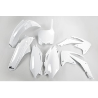 Plastic Kit white for Honda CRF 250R (2010) - CRF 450R (2009-10) - REPLICA PLASTICS - HOKIT113-041 - Ufo Plast