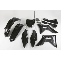 Plastic Kit black for Honda CRF 250R (2018-21) - CRF 450R (2017-20) - REPLICA PLASTICS - HOKIT123-001 - Ufo Plast