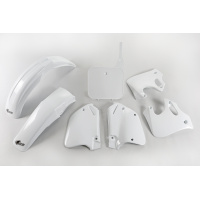 Plastic Kit white for Honda CR 125 (1993-94) - CR 250 (1992-94) - REPLICA PLASTICS - HOKIT096-041 - Ufo Plast