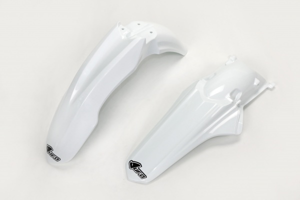 Fenders Kit white for Honda CRF 250R (2010-13) - CRF 450R (2009-12) - REPLICA PLASTICS - HOFK113-041 - Ufo Plast