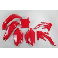 Plastic Kit red for Honda CRF 450R (2007) - REPLICA PLASTICS - HOKIT110-070 - Ufo Plast