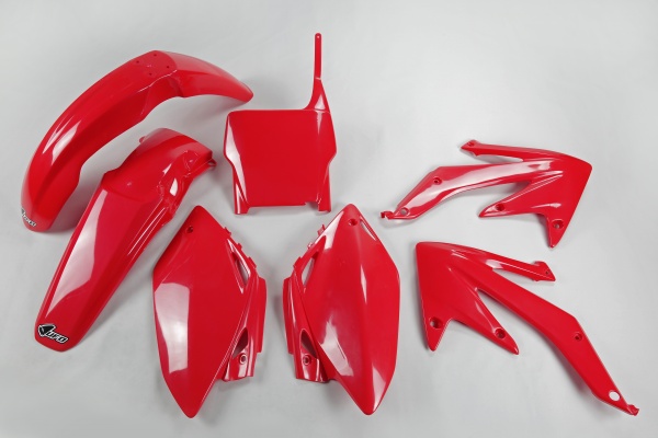 Plastic Kit red for Honda CRF 450R (2007) - REPLICA PLASTICS - HOKIT110-070 - Ufo Plast