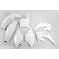 Plastic Kit white for Honda CR 125 (2004) - CR 250 (2004) - REPLICA PLASTICS - HOKIT102-041 - Ufo Plast