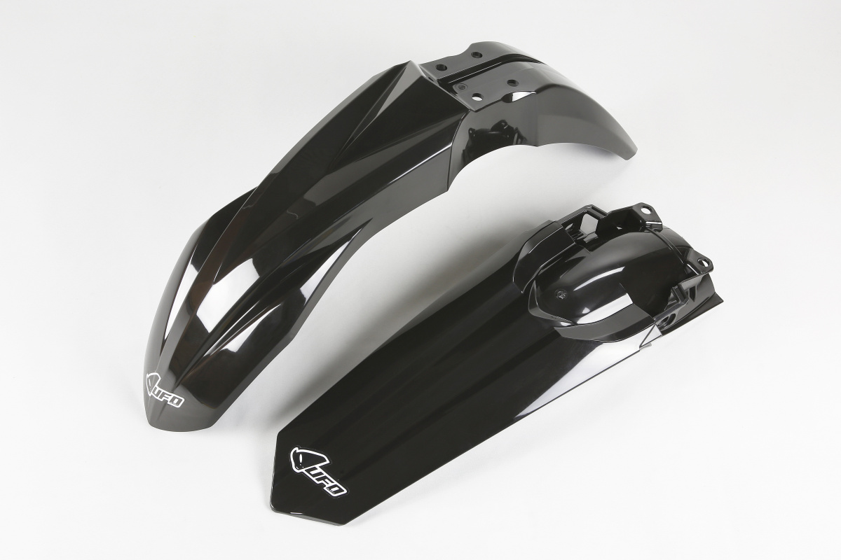 Fenders Kit black for Honda CRF 250R (2018-21) - CRF 450R (2017-20) - CRF 250RX (2019-21) - CRF 450RX (2017-20) - REPLICA PLA...