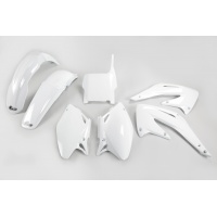 Plastic Kit white for Honda CRF 450R (2004) - REPLICA PLASTICS - HOKIT107-041 - Ufo Plast