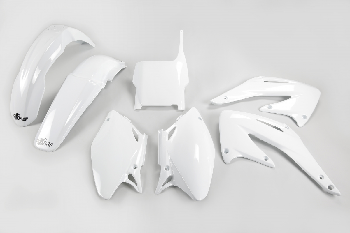 Plastic Kit white for Honda CRF 450R (2004) - REPLICA PLASTICS - HOKIT107-041 - Ufo Plast