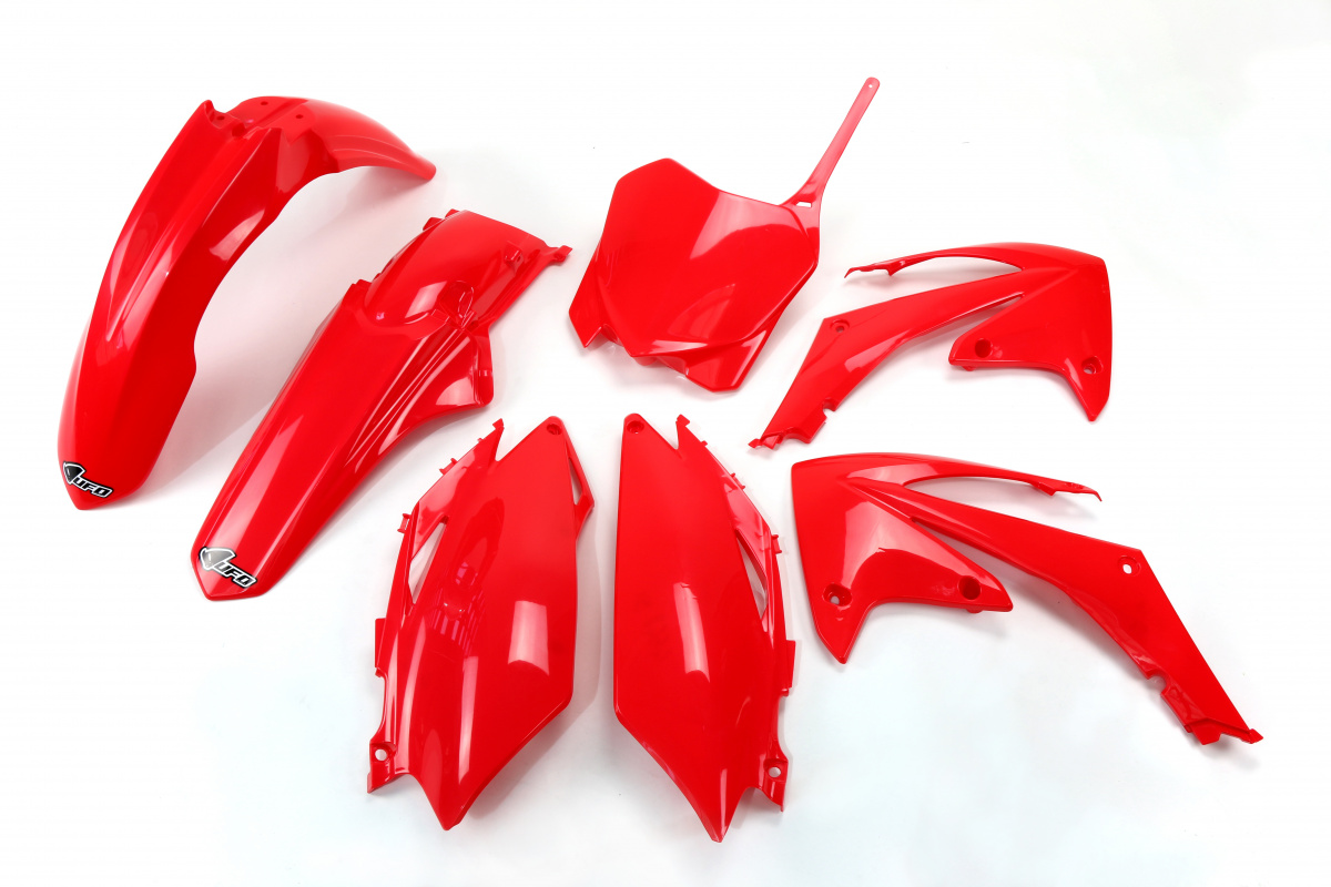 Plastic Kit red for Honda CRF 250R (2011-13) - CRF 450R (2011-12) - REPLICA PLASTICS - HOKIT115-070 - Ufo Plast