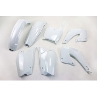 Plastic Kit white for Honda CR 125 (2000-01) - CR 250 (2000-01) - REPLICA PLASTICS - HOKIT100-041 - Ufo Plast