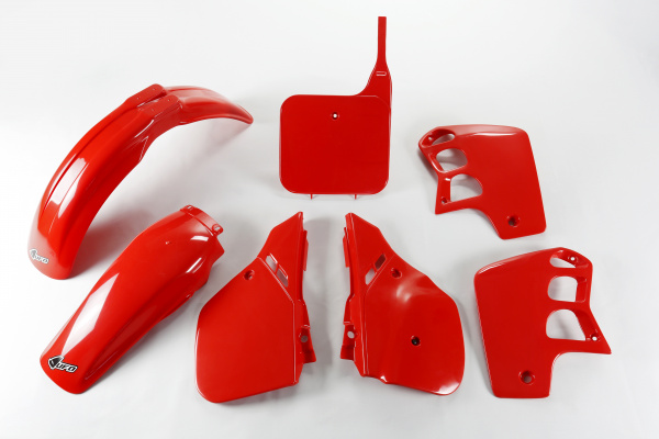 Plastic Kit red for Honda CR 500 (1989-90) - REPLICA PLASTICS - HOKIT091-061 - Ufo Plast