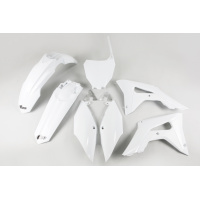 Plastic Kit white for Honda CRF 250R (2018-21) - CRF 450R (2017-20) - REPLICA PLASTICS - HOKIT119-041 - Ufo Plast