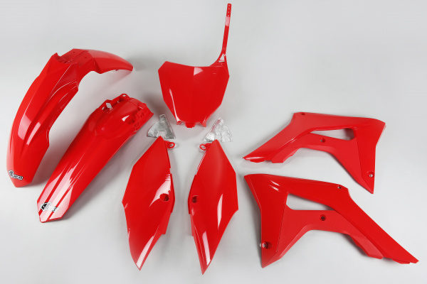 Plastic Kit red for Honda CRF 250R (2018-21) - CRF 450R (2017-20) - REPLICA PLASTICS - HOKIT119-070 - Ufo Plast