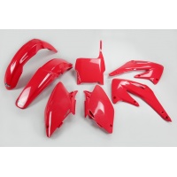 Plastic Kit red for Honda CRF 450R (2004) - REPLICA PLASTICS - HOKIT107-070 - Ufo Plast