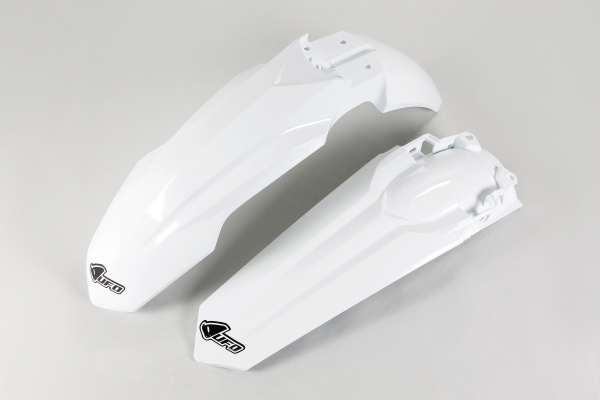 Fenders Kit white for Honda CRF 250R (2018-21) - CRF 450R (2017-20) - CRF 250RX (2019-21) - CRF 450RX (2017-20) - REPLICA PLA...