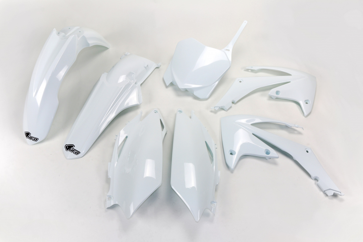 Plastic Kit white for Honda CRF 250R (2011-13) - CRF 450R (2011-12) - REPLICA PLASTICS - HOKIT115-041 - Ufo Plast