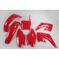 Plastic Kit red for Honda CR 125 (2004) - CR 250 (2004) - REPLICA PLASTICS - HOKIT102-070 - Ufo Plast