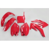 Plastic Kit red for Honda CRF 250R (2006-07) - REPLICA PLASTICS - HOKIT105-070 - Ufo Plast