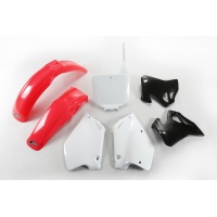 Plastic Kit OEM Color 96 for Honda CR 125 (1995-97) - CR 250 (1995-96) - REPLICA PLASTICS - HOKIT095-999 - Ufo Plast