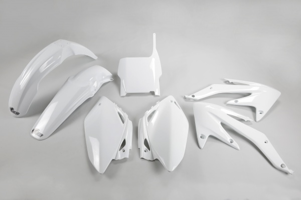 Plastic Kit white for Honda CRF 450R (2007) - REPLICA PLASTICS - HOKIT110-041 - Ufo Plast