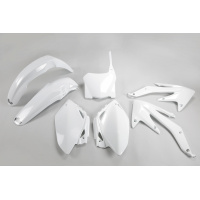 Plastic Kit white for Honda CRF 450R (2008) - REPLICA PLASTICS - HOKIT110B-041 - Ufo Plast