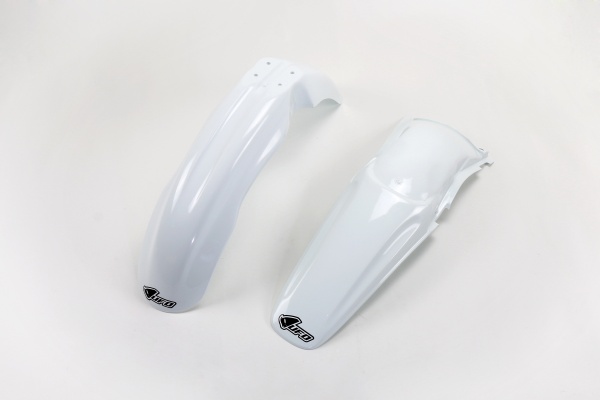 Fenders Kit white for Honda CR 125 (2000-01) - CR 250 (2000-01) - REPLICA PLASTICS - HOFK100-041 - Ufo Plast