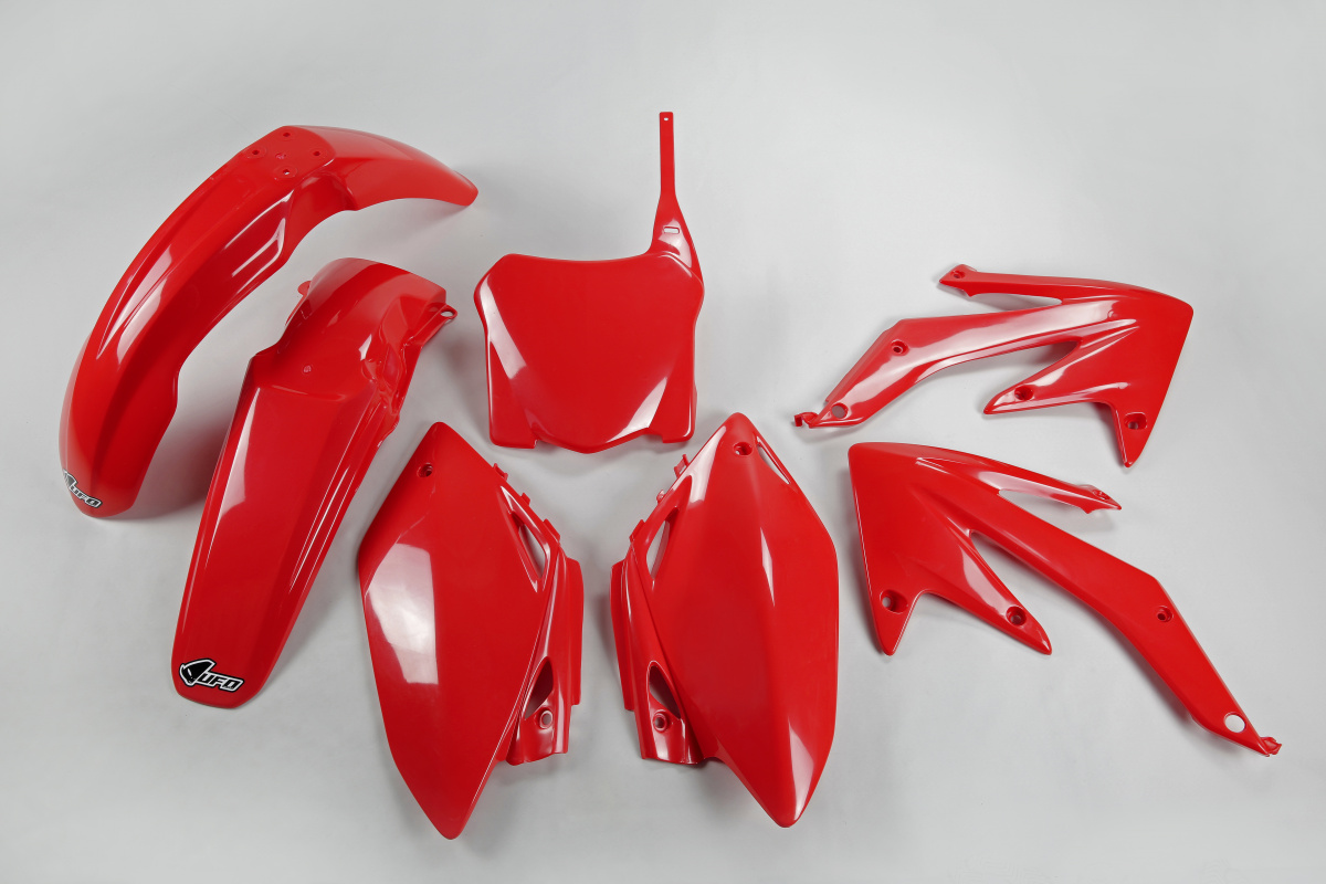 Plastic Kit red for Honda CRF 450R (2008) - REPLICA PLASTICS - HOKIT110B-070 - Ufo Plast