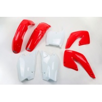 Plastic Kit OEM Color for Honda CR 125 (2000-01) - CR 250 (2000-01) - REPLICA PLASTICS - HOKIT100-999 - Ufo Plast