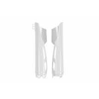 Fork Slider Protectors white for Honda CRF 250R (2019-25) - CRF 450R (2019-25) - CRF 250RX (2019-25) - CRF 450RX (2019-25) - ...