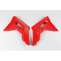 Radiator Covers red for Honda CRF 250R (2018-21) - CRF 450R (2017-20) - REPLICA PLASTICS - HO04682-070 - Ufo Plast